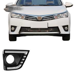 Feux de jour <span class=keywords><strong>DRL</strong></span> + clignotants pour pare-chocs avant Toyota Corolla 2014-2016, en stock, neufs d'usine, feux antibrouillard LED, feux de jour <span class=keywords><strong>DRL</strong></span> - Product Image 1