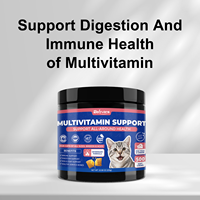 Vente en gros usine OEM Personnalisé Friandises à mâcher molles multivitaminées pour chats Formulation quotidienne de probiotiques et minéraux Contrôle des boules de poils Santé