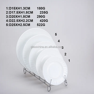 <span class=keywords><strong>Platos</strong></span> de Cristal Ecológicos al por Mayor, Forma Redonda, 6''/7''/8''/9''/10''/12'', Color Personalizado, <span class=keywords><strong>Platos</strong></span> Planos - Product Image 5