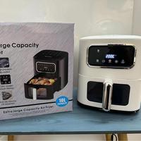 Friteuse à air intelligente de grande capacité avec écran tactile Source électrique sans fumée visuelle pour la friture transfrontalière de pommes de terre