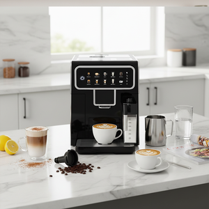 <span class=keywords><strong>Machine</strong></span> à café expresso Anbolife 20 bars, du grain à la tasse, avec mousseur à lait, compatible avec le café <span class=keywords><strong>moulu</strong></span> <span class=keywords><strong>et</strong></span> les dosettes - Product Image 6