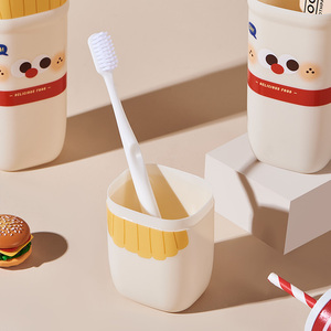 Du Lịch Di Động Hộp Lưu Trữ Với Đôi Nước Miệng Cốc Nhựa Bàn Chải Đánh Răng Chủ Kín Kem Đánh Răng Container Cho Phòng Tắm Sử Dụng - Product Image 3