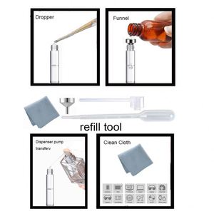 Luxury Cylinder Glass Perfume <b>Bottles</b> with <b>Box</b> 2ml 3ml 5ml 10ml Free Sample Custom Logo - Product Image 4