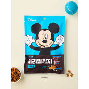 Pet Friends Cereal 10g X 8 piezas Atún Gato Snack Material de carne con sabor a pollo Alto en nutrición proteica - Product Image 1