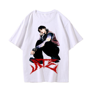 T-shirt <span class=keywords><strong>ATE</strong></span> personalizzata promozionale fai-da-te <span class=keywords><strong>a</strong></span> maniche corte con stampa KPOP Street Children - Product Image 3
