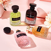 Parfum pour femme longue durée, vaporisateur de parfum à la rose en flacon de verre 50 ml, taille standard, senteur florale boisée, secret essentiel