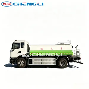 รถบรรทุกฉีดน้ำไฟฟ้า Dongfeng 2 เพลา 11 คิว ยี่ห้อ Catl รุ่น Pure Electric Green สำหรับทำความสะอาดเมืองและสวนสาธารณะ พร้อมการรับประกันนาน - Product Image 4