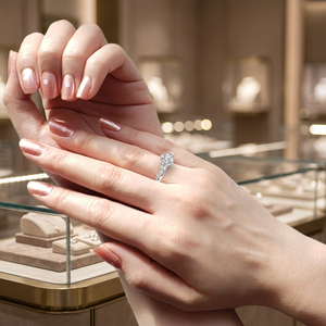 Diamant de laboratoire de taille ovale, non monté |   Or 10 carats |   Diamant éthique certifié IGI tendance pour les bagues de fiançailles et les bijoux de mariage - Product Image 3
