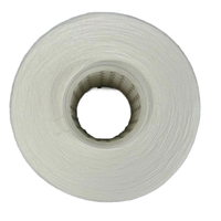 70S/2 100% fil à coudre en polyester poly poly corespun recyclé blanc brut pour articles en cuir