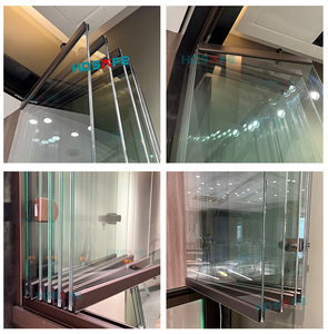 HDSAFE Cortina <span class=keywords><strong>de</strong></span> Vidrio sin Marco, Puerta <span class=keywords><strong>de</strong></span> Partición <span class=keywords><strong>de</strong></span> Ventana Corredera Plegable, Puerta <span class=keywords><strong>de</strong></span> Aluminio, Balcón, Patio - Product Image 4