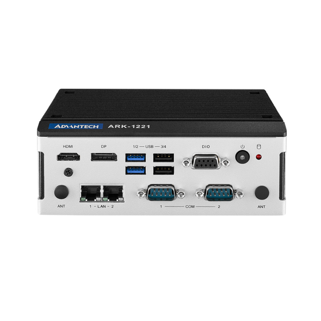 Advantech ARK-1221L Intel Atom X6413E Quad Core and Celeron N6210 Dual Core SoC DIN-Rail Fanless Box Industrial Embedded PC