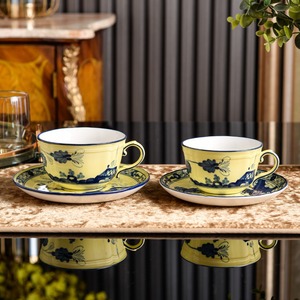 Wholesale Italian Ceramic <b>Cups</b> and <b>Saucers</b> in Various Sizes Luxurious Tableware for Family Banquets - Product Image 3