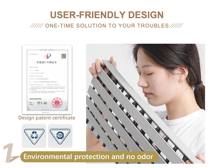 Manufacturer Shower Non Slip Bathroom anti slip extra long large bath mat(图4)