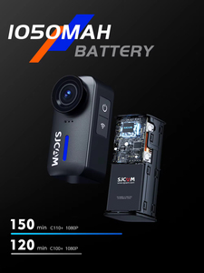 Cámara de Acción C110+ 4K 30fps con Visión Nocturna, GYRO de 6 Ejes, Flash, WiFi, Control Remoto, Impermeable 30m, Batería 1050mAh, DV Deportivo Portátil para Casco - Product Image 2