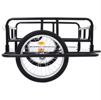 Vente en gros de remorque cargo pliable détachable pour trottinette, bicyclette, camping-car, prix d'usine