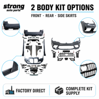 Kit carrosserie extérieur complet style M3 pour BMW Série 3 G20 G28 2018+, pare-chocs avant et arrière améliorés