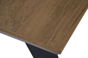 Mesa de Jardín Rectangular de Lujo para Exteriores, Moderna, de WPC, con 2 Bancos Integrados, Tablero de Listones de Madera de Teca, Estructura de Aluminio, para Restaurante o Jardín - Product Image 6