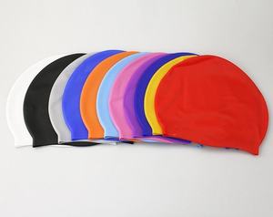 Bonnets de bain en silicone imperméables grande taille pour hommes, femmes et enfants, haute élasticité, protection des oreilles et des cheveux pour la natation et la plongée - Product Image 2