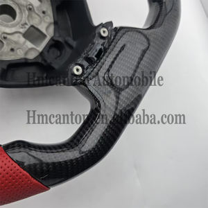 Volante Deportivo de Fibra de Carbono y Cuero Perforado para Chevrolet Camaro, Venta al Por Mayor - Product Image 2