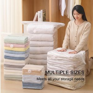 High Quality 10-Piece Set Heavy Duty 3D Printed Vacuum Storage <b>Bags</b> Space-Saving Foldable Design with Hand Pump for Clothes - Product Image 4