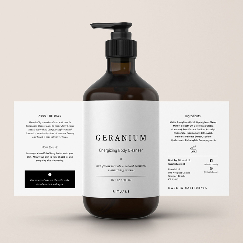 Custom Waterproof Vinyl Adhesive Transparent Label