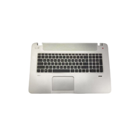 Pengganti penutup Laptop untuk HP Envy 17J 17T-j Palmrest dengan Keyboard 720271-001 casing atas perak