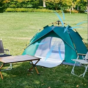 <span class=keywords><strong>Tente</strong></span> pop-<span class=keywords><strong>up</strong></span> imperméable pour camping et plage, <span class=keywords><strong>tente</strong></span> légère et automatique instantanée pour 3 à 4 personnes, imperméable et coupe-vent, pour les voyages à la plage - Product Image 1