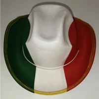 Cappello da Cowboy Personalizzato con Luci LED per Tifosi di Calcio, Copricapo Promozionale per Festival e Eventi