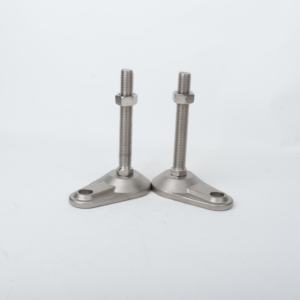 רגלי תמיכה מכניות קבועות מנירוסטה, סופגות זעזועים, נגד החלקה, עם אוזן, מתוצרת סין - Product Image 5