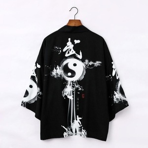 Kimono japonais personnalisé, dessin animé fantôme, Haori japonais, cape de kimono anime, vêtements - Product Image 5