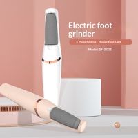 Appareil électrique double tête pour éliminer les callosités des pieds, rechargeable, exfoliant pour peaux mortes, lumière LED, kit de pédicure professionnel, dropshipping