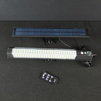 Promotion : Lumière d'induction murale pour camping et armoire, 158 LED, ABS PC, câble 5M, rechargeable solaire, télécommande, modèle 1:1