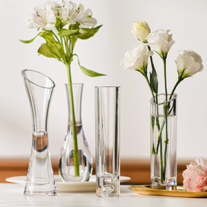 फैशनेबल फूल <span class=keywords><strong>vase</strong></span> घर सजावट के लिए छोटे आकार के स्पष्ट अनब्रेकेबल पीसी प्लास्टिक - Product Image 2