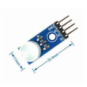 Módulo LED RGB de 10 mm, Cátodo Común, Esmerilado, Montaje a Través de Orificio - Product Image 2