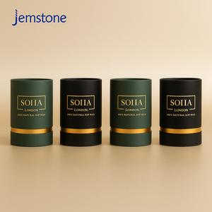 Emballage en tube de papier cylindrique en carton kraft haut de gamme pour bougies et bocaux en verre, respectueux de l'environnement - Product Image 5