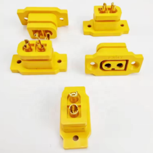 หัวต่อ XT60E-F ตัวเมีย ชุบทอง/ทองเหลือง ชุบด้วยนิกเกิล สำหรับเชื่อมต่อแบตเตอรี่ - Product Image 5