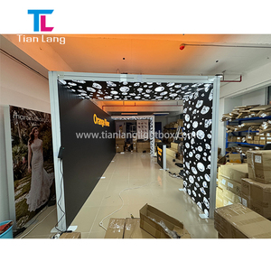 TIANLANG กล่องไฟ LED สองด้านยืนแสดงสินค้าบูธจัดแสดงสินค้า - Product Image 1
