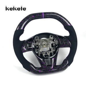 Volante Personalizado para Mazda3 Mazda6 <span class=keywords><strong>CX3</strong></span> CX5 Axela8, Fibra de Carbono Forjada, Gamuza Deportiva, Totalmente Personalizable - Product Image 5