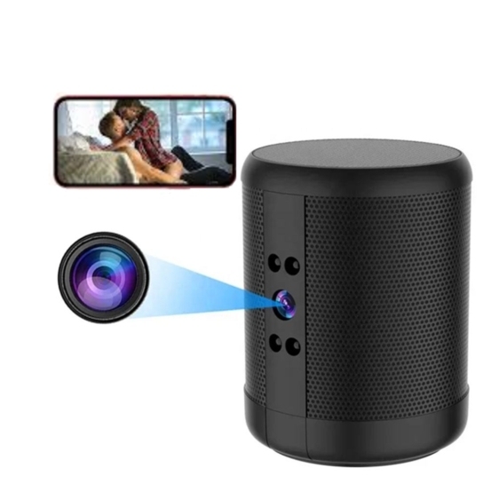 Portable Speaker Wireless Speaker with Mini Camera Two-way Audio Home Security IP Cameras Accessories