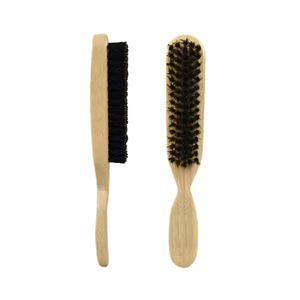 Wholesale Hot Sale Wood Handle Bamboo Beard <b>Brush</b> Men <b>Boar</b> <b>Bristle</b> Shave Eco-Friendly Travel-Friendly Beard Comb - Product Image 1
