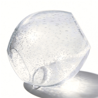 Abat-jour en verre soufflé à la main transparent, forme globe, pour l'e-commerce transfrontalier, pièces d'éclairage