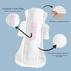 Serviettes hygiéniques <span class=keywords><strong>post</strong></span>-<span class=keywords><strong>partum</strong></span> en coton biologique épais - Biodégradables, super absorbantes, pour la maternité - Product Image 6