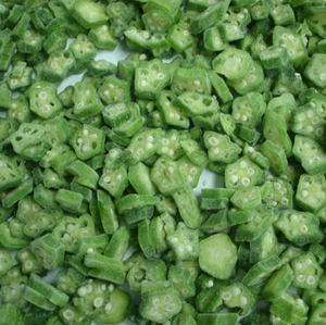 Premium kalite doğal tat IQF dondurulmuş sebzeler dondurulmuş bamya dondurulmuş bayan parmak kıyılmış/doğranmış/zemin - Product Image 2