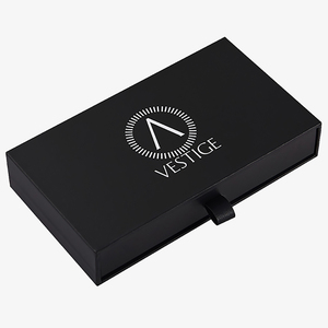 Customized Logo Cosmetic Kit Products Packaging Black Drawer Gift Box With <b>Eva</b> Foam Insert - Product Image 2