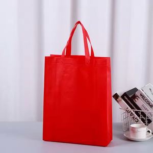 Promotional Durable Non Woven <b>Bag</b> with Custom Logo <b>Reusable</b> Fabric Tote for Supermarket & Exhibition - Product Image 3