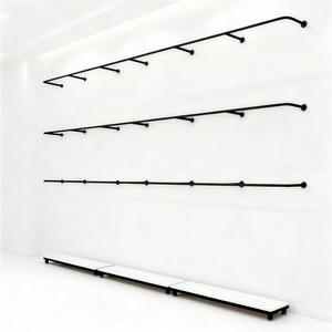 Estantes de Exhibición para Tiendas de <span class=keywords><strong>Ropa</strong></span>, Perchero de Pared de Acero Inoxidable para <span class=keywords><strong>Ropa</strong></span> Infantil, Soporte Metálico Dorado Brillante para <span class=keywords><strong>Ropa</strong></span> de Niños - Product Image 1