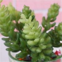 Planta Artificial de PVC Ecológica con Tacto Natural para Pared Verde DIY, Productos al por Mayor con Bajo MOQ, Flores para Jarrones, Césped Artificial