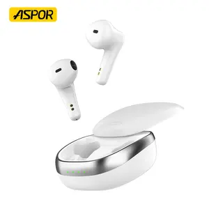 سماعات أذن ASPOR A606 BT صغيرة للألعاب في الأذن TWS سماعة أذن لاسلكية وسماعة أذن أذن