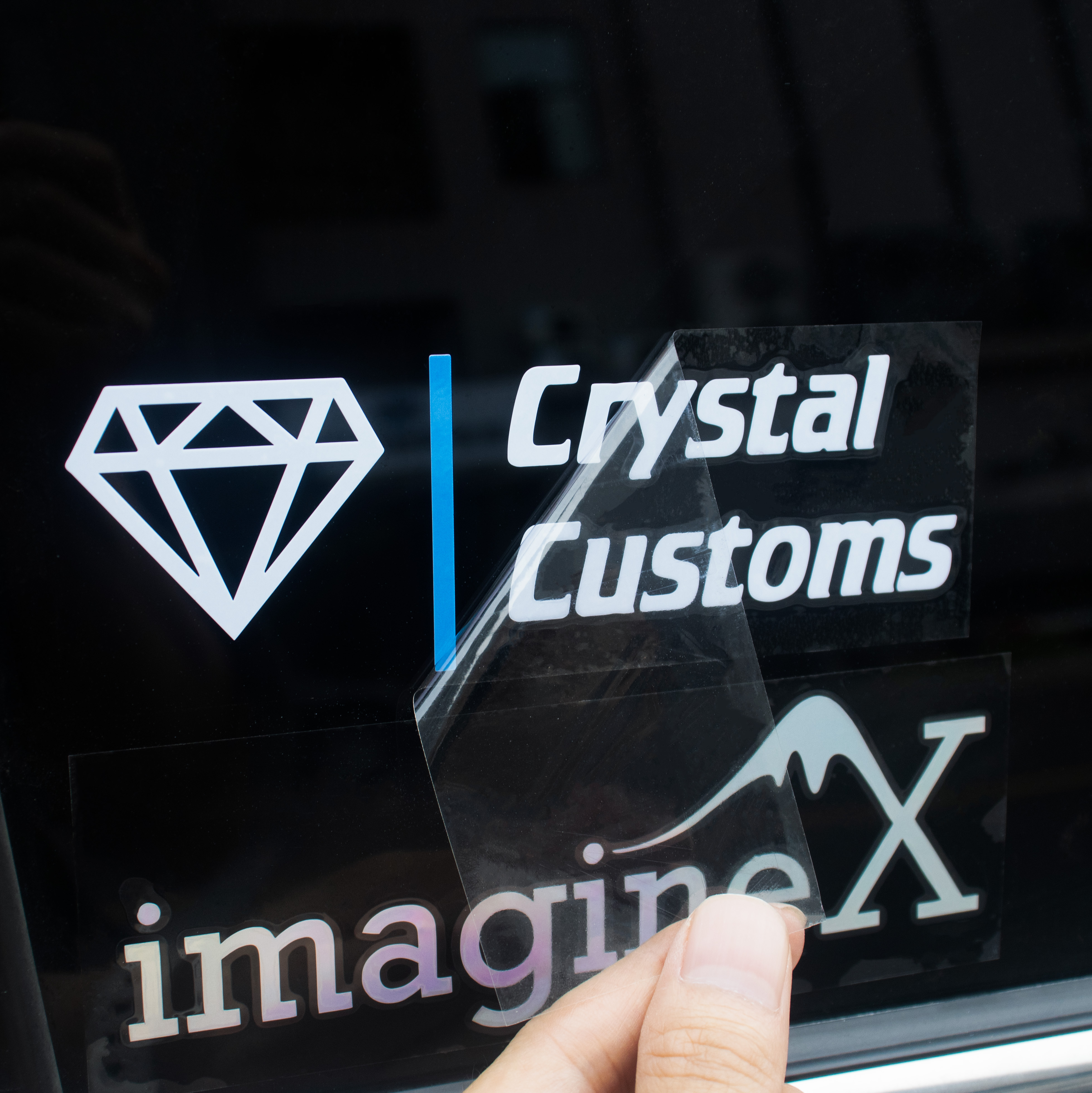 3D Car Decal Waterproof UV Resistance Vehicle Transfer Amine Car Decals Custom Vinyl Die Cut Car Window Stickers