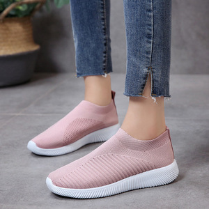 Zapatillas Deportivas de Malla de Color Sólido para <span class=keywords><strong>Mujer</strong></span> LSH, Zapatillas Planas de Moda para Caminar, Zapatillas Deportivas para Correr y <span class=keywords><strong>Tenis</strong></span> - Product Image 4